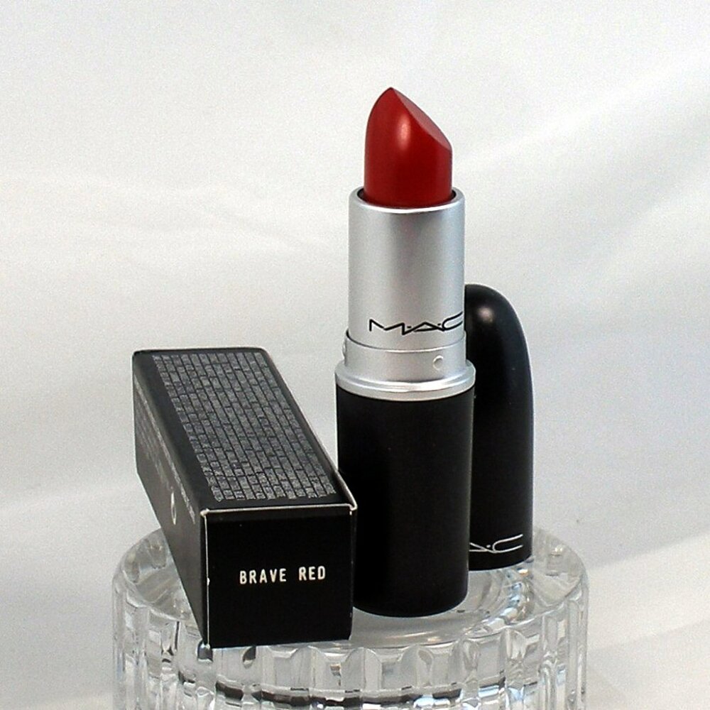 MAC Cremesheen Lipstick Brave Red Boxed - Picture 3 of 3